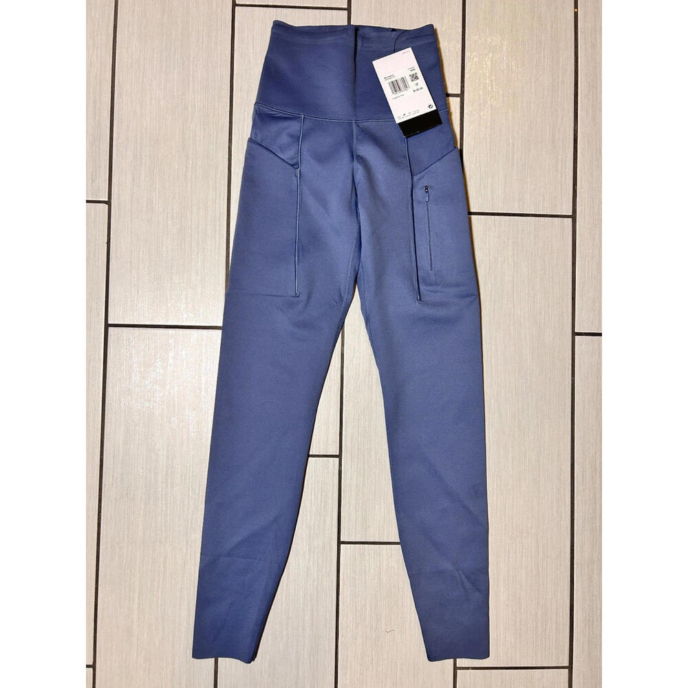 Nike‎ Swoosh Run Women's Pants XXS Diffused Blue Dri-FIT Running NWT